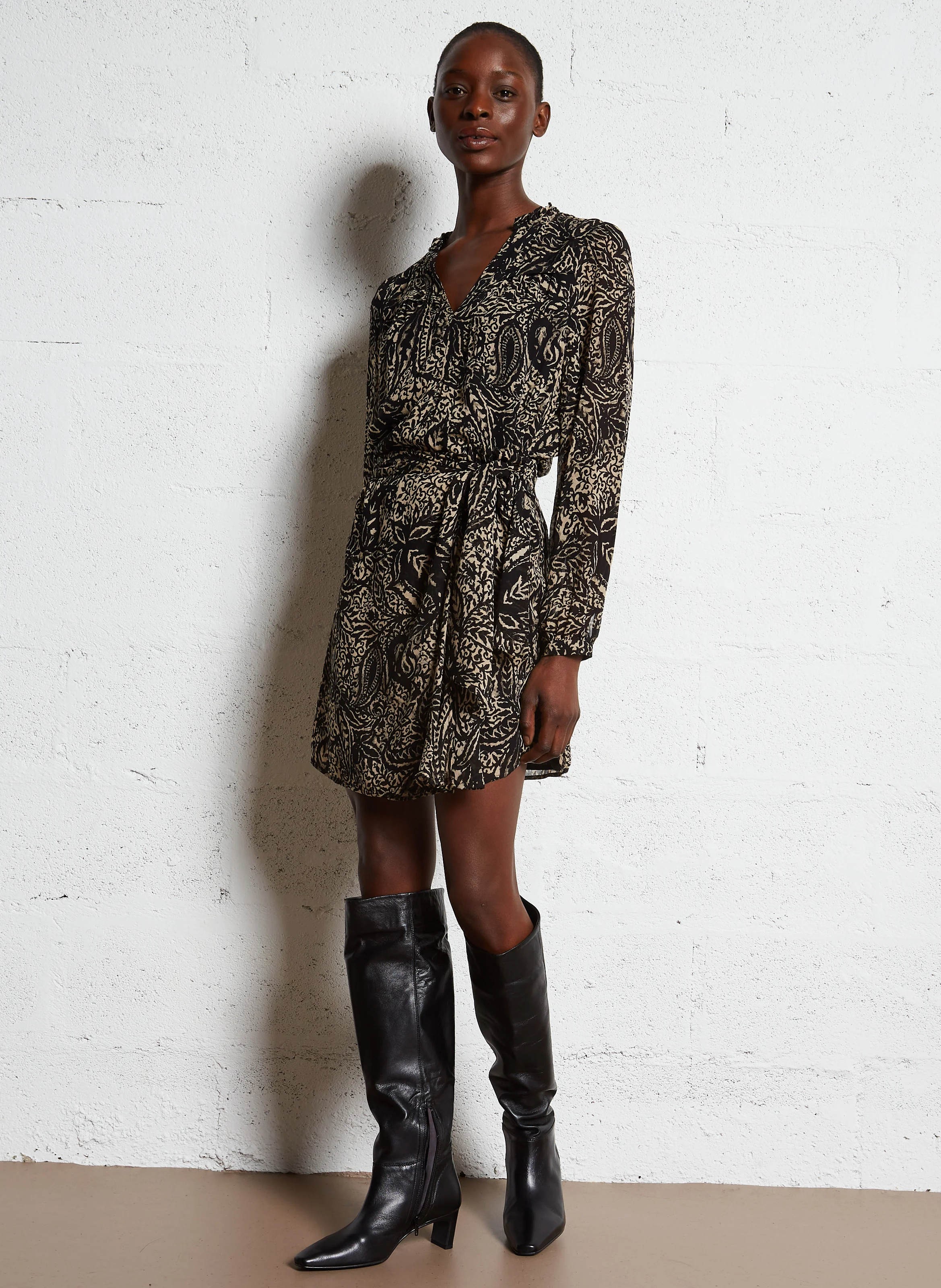 GABRIELA - Bottes en cuir| Noir