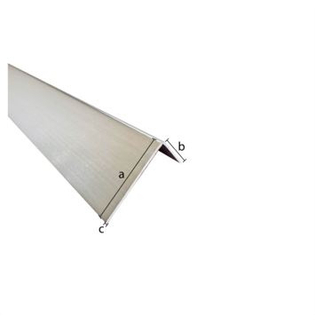 Hoekprofiel aluminium brut 40x15x1x1000mm