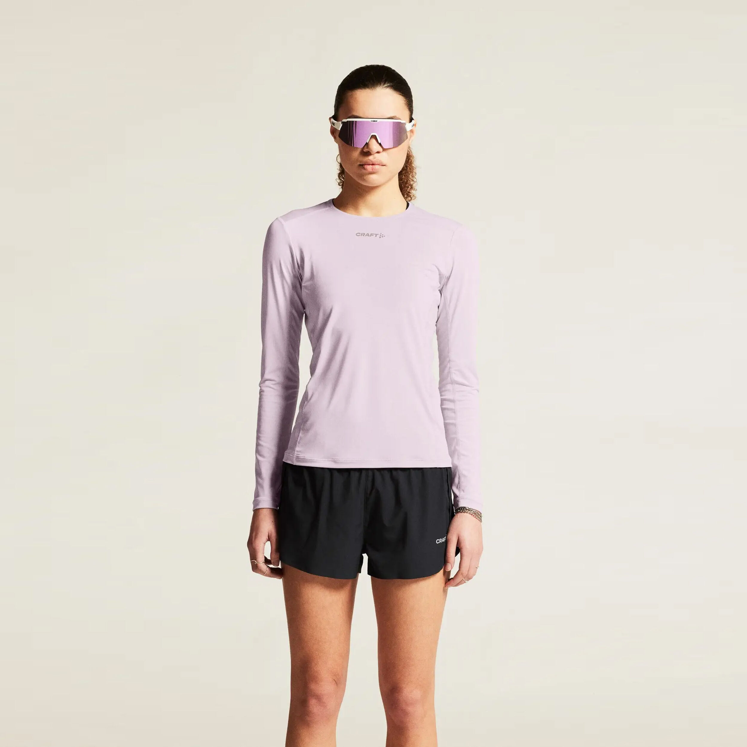 Craft ADV Essence Longsleeve 2 Maillot De Course Femmes - Violet