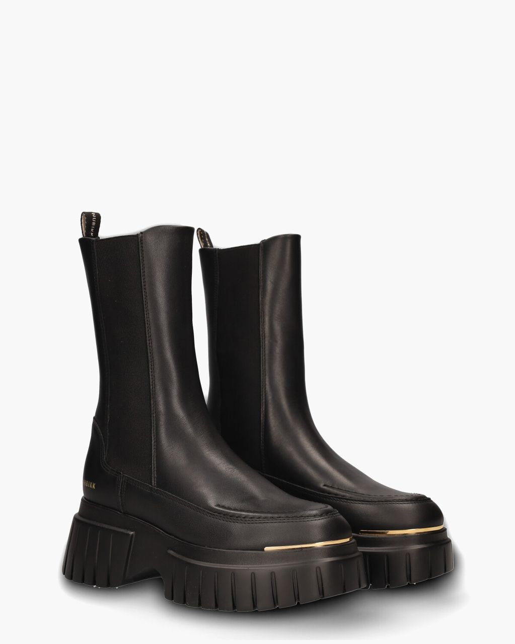 Nubikk Miley Adams Zwart Dames Chelseaboots