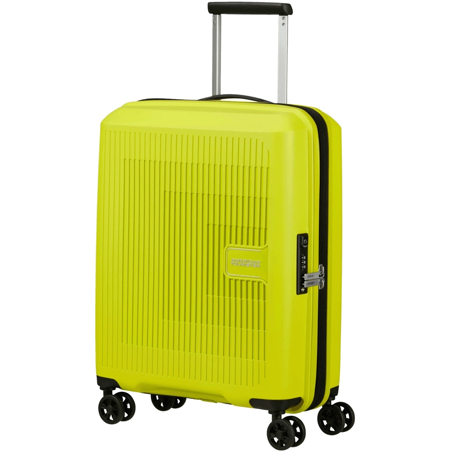 American Tourister Aerostep - 4-Rollen-Kabinentrolley 55 cm erw. light lime