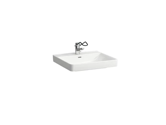 Laufen Pro Liberty handicapvask 60 x 55 cm til montering på bolte & med hanehul og overløb