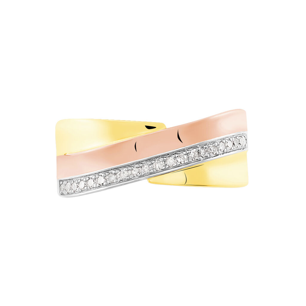 Bague Rosabella Or Tricolore Diamant