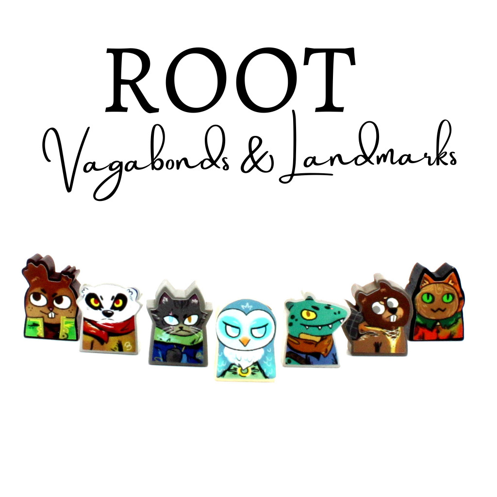 Root Vagabond & Landmark - Set d'autocollants