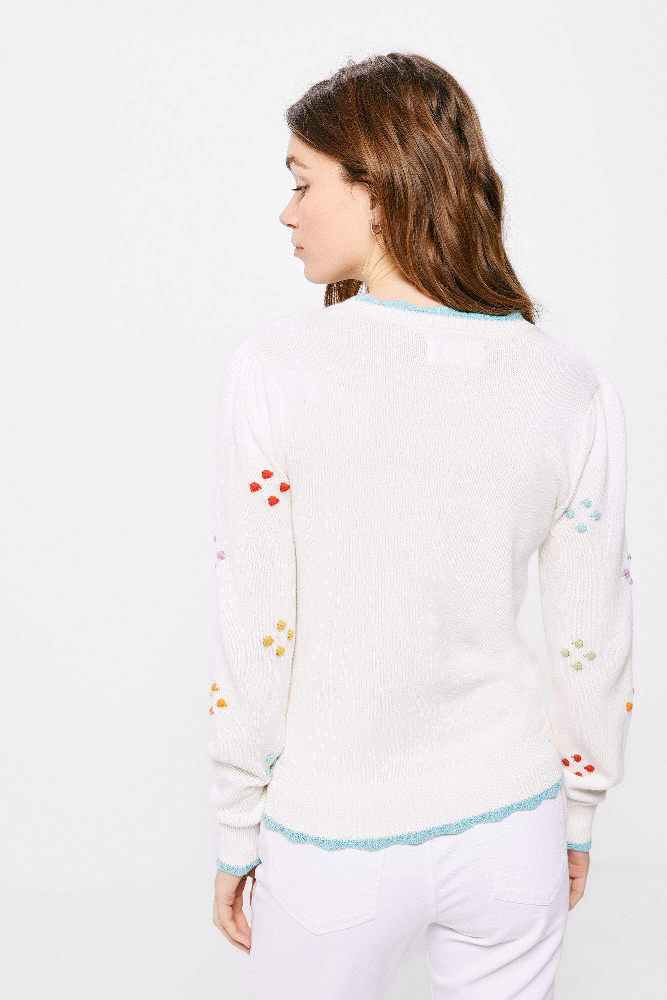Malha de algodão Relief Jersey - turquesa