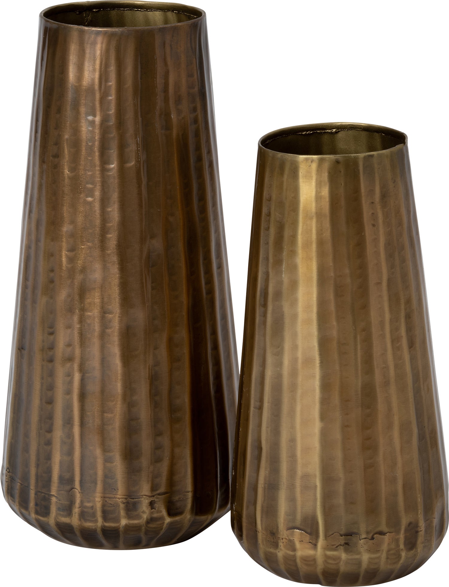 Intratuin vaas Rance goud D 14 H 30 cm