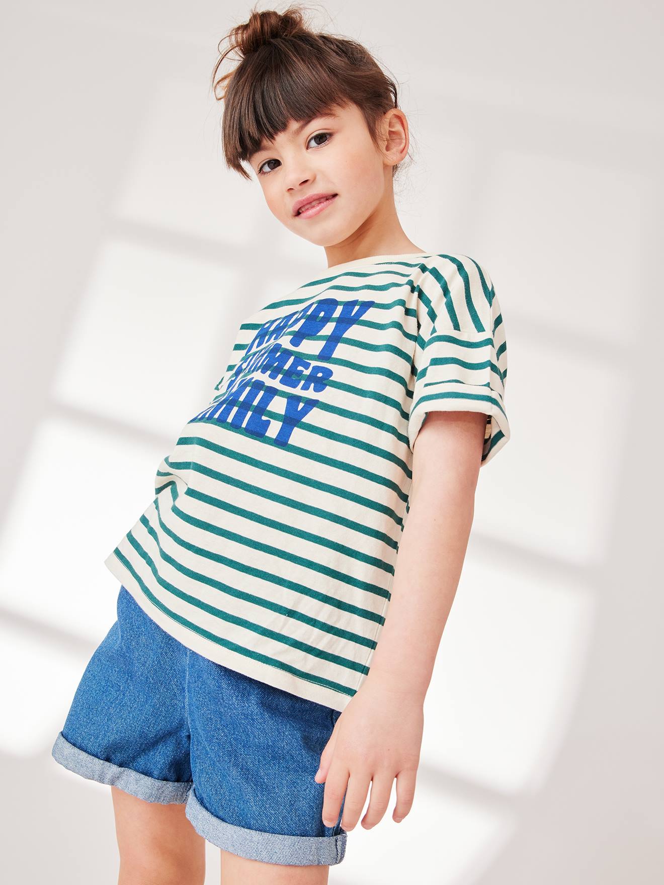 Camiseta infantil mista