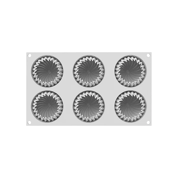 Moule silicone 6 Mini Wave Silikomart
