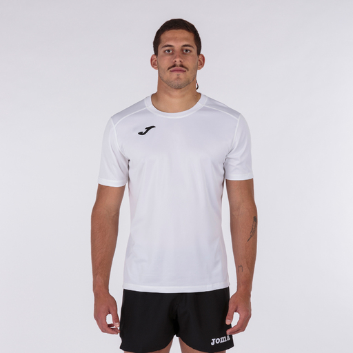 Camiseta Joma Strong branca de manga curta