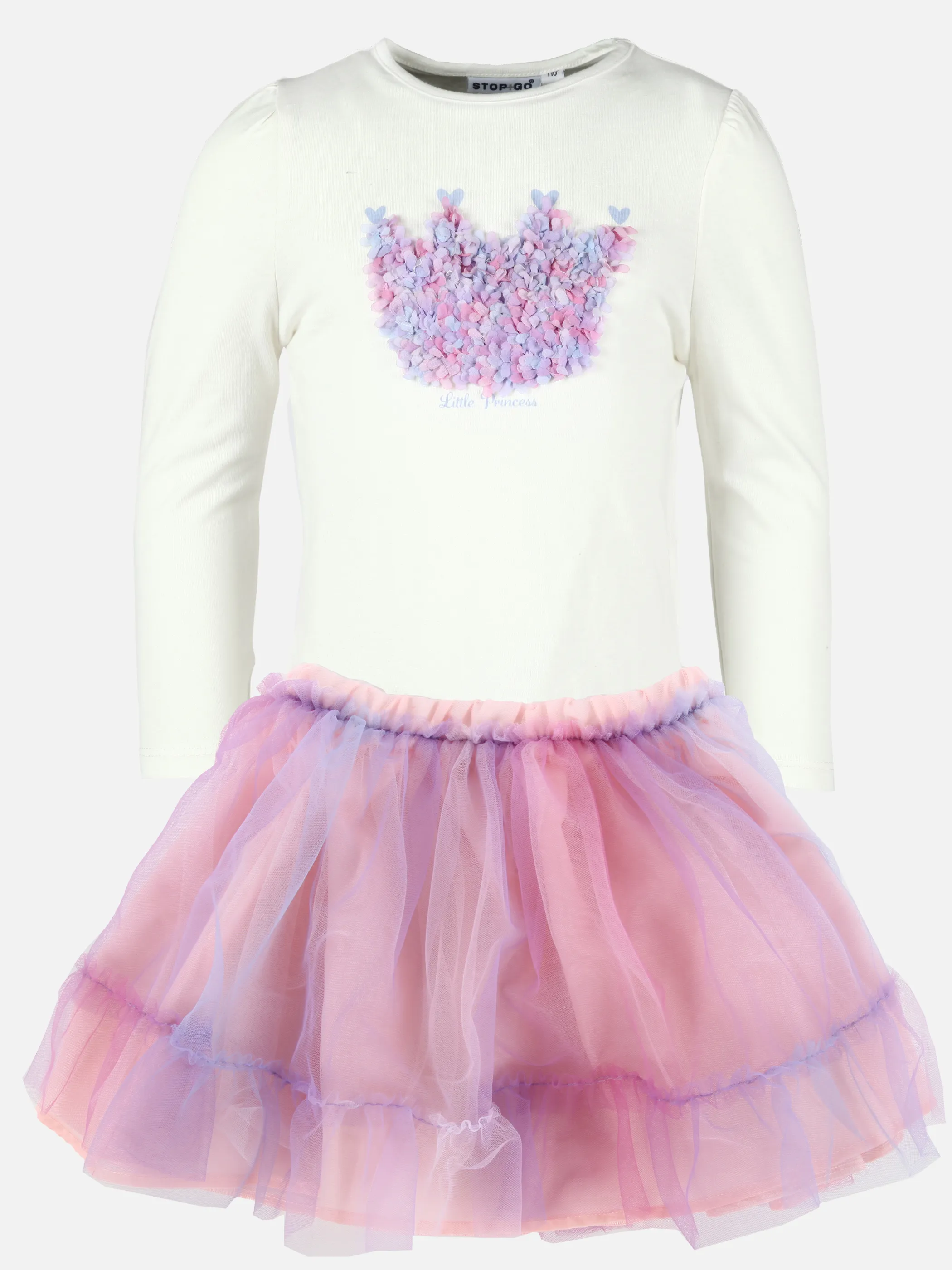 Mädchen Set, 2tlg., best. aus Langarmshirt und Tüllrock