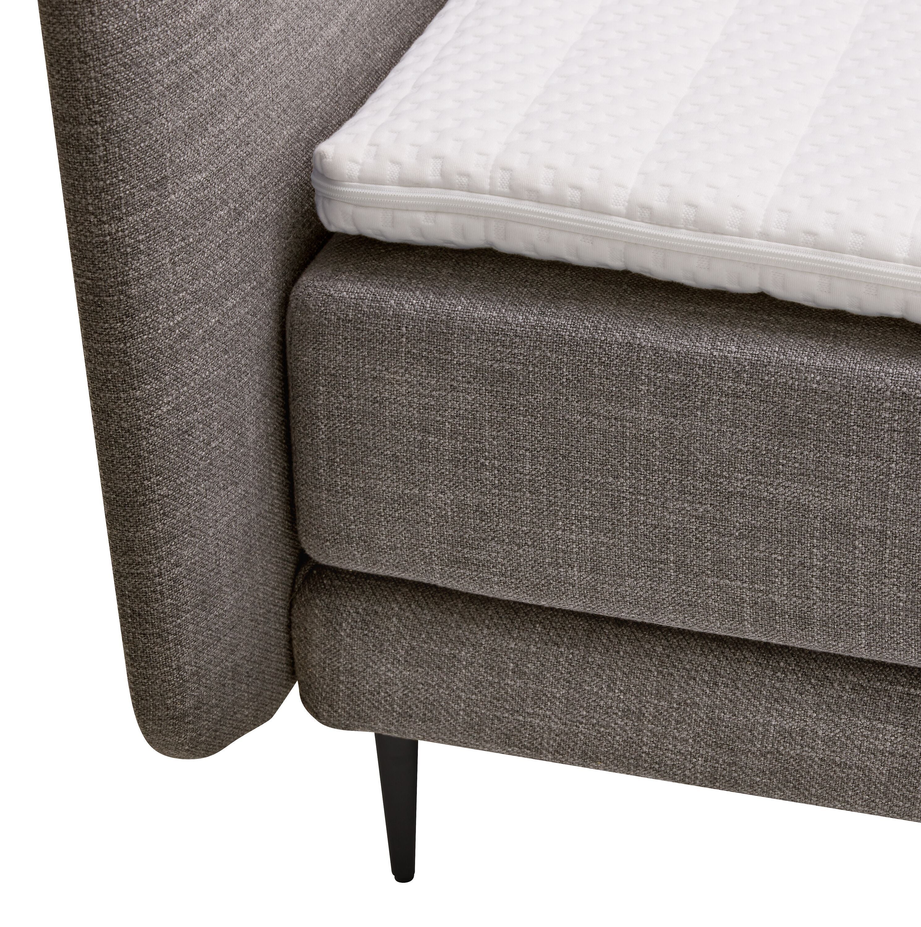 bico GOODNIGHT Boxspringbett - Stein / B: 160.0 cm x T: 200.0 cm