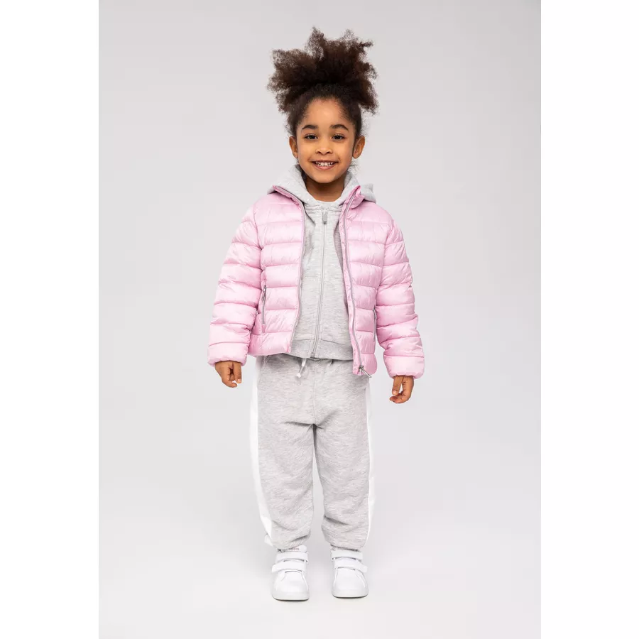 MINOTI Steppjacke mit Stehkragen Hellrosa
