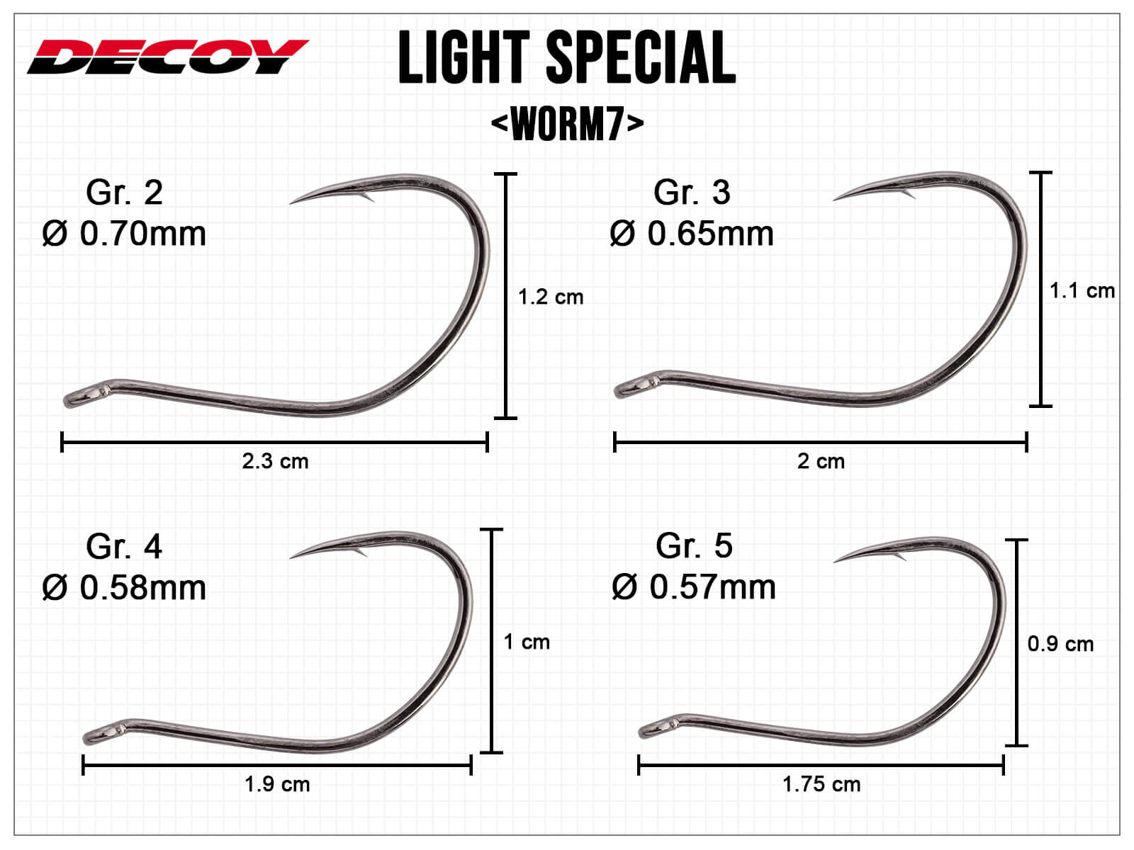 Light Special Worm7 - Gr. 5(DECOY)