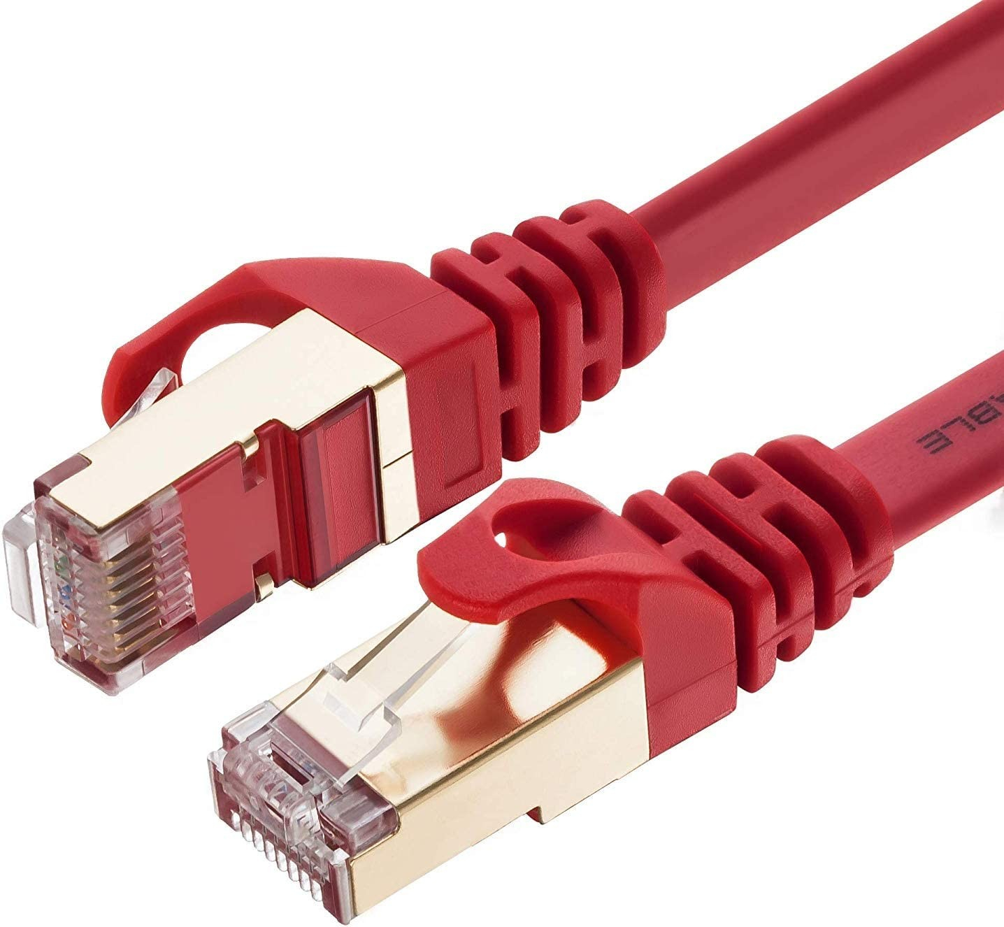 (30m) 10 Gigabit Ethernet LAN RJ45 Internet Netzwerk Kabel (CAT-7) - Schwarz