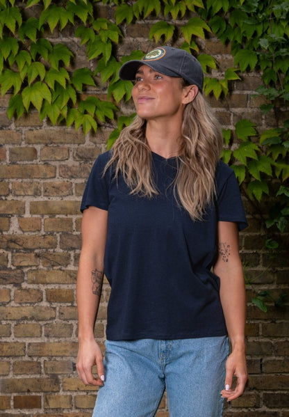 MODAL T-SHIRT MED V-HALS TIL KVINDER