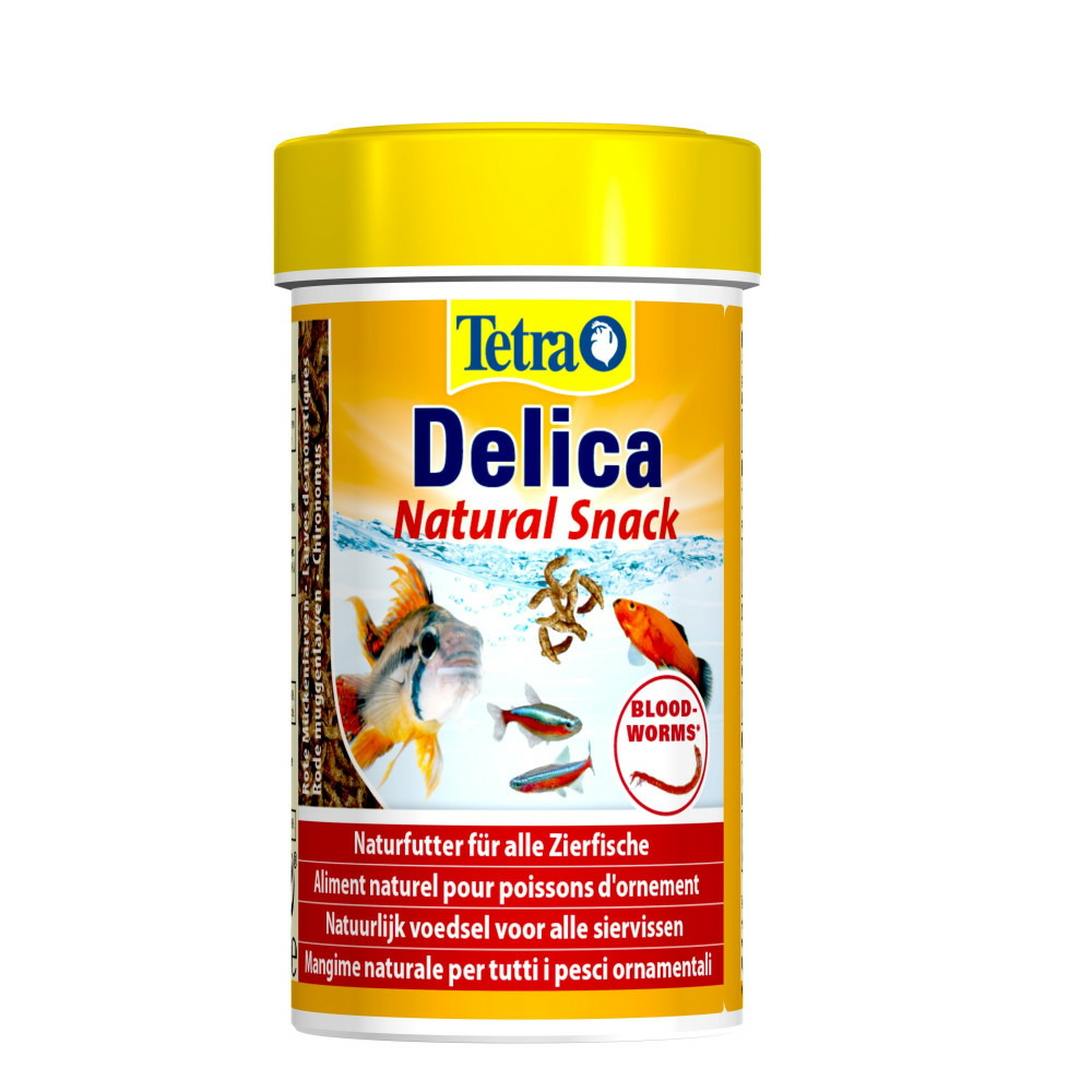 Delica larves moustique 8g - 100 ml nourriture pour poissons d'ornement
