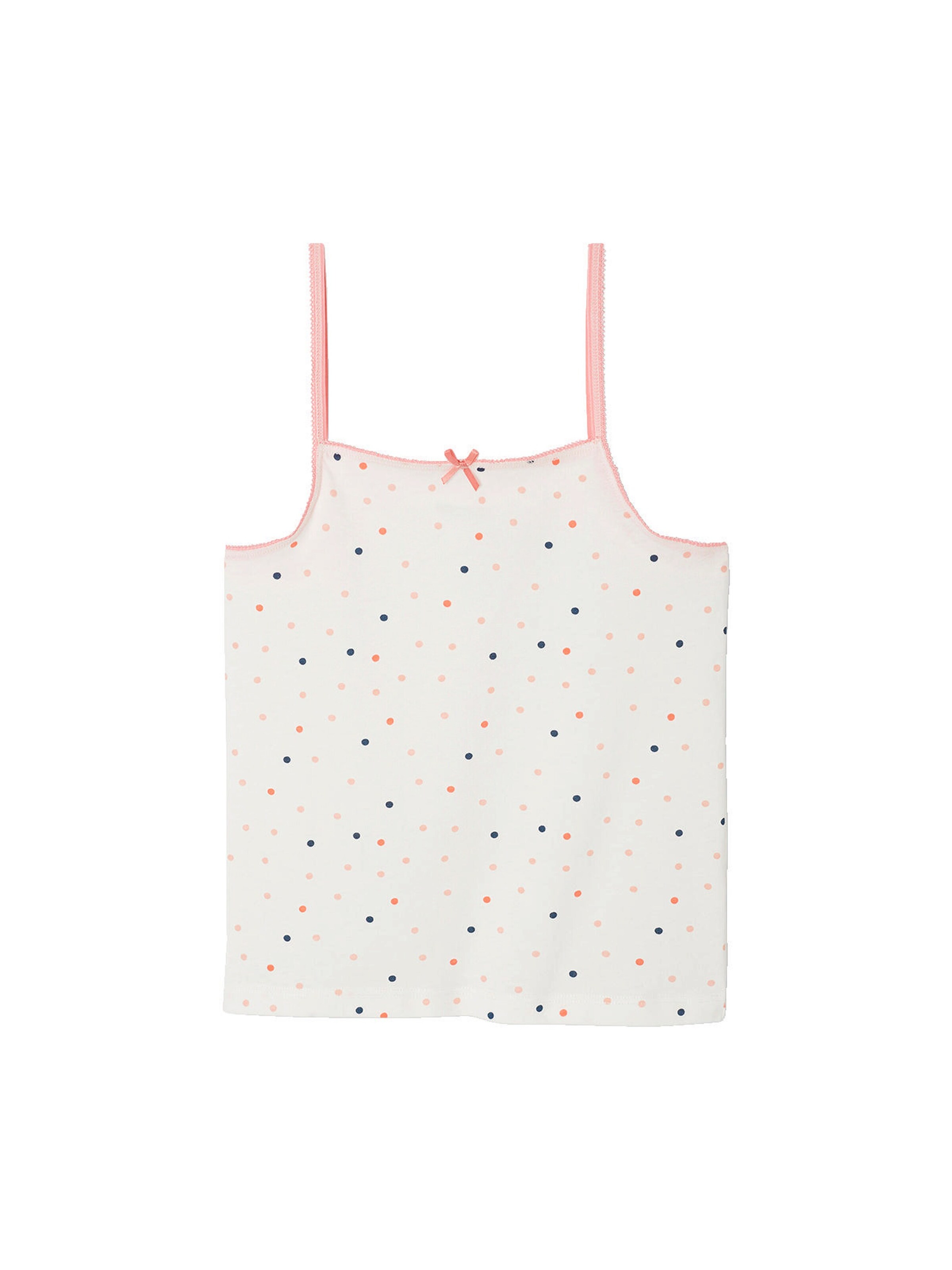 Vertbaudet 3er-Pack Mädchen Unterhemden mit Print, Baumwolle hellrosa