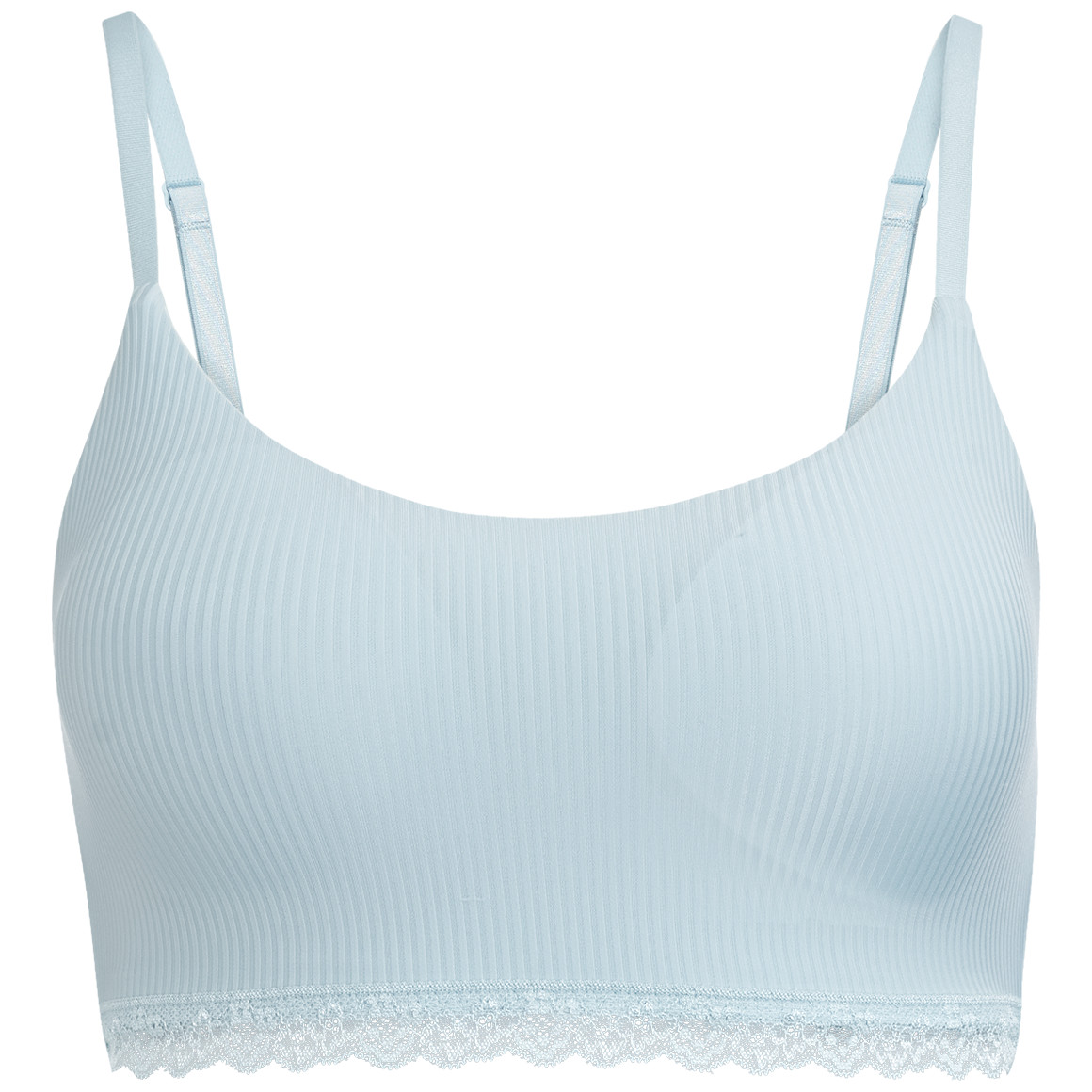 Gina Benotti Damen Bustier mit verstellbaren Trägern hellblau