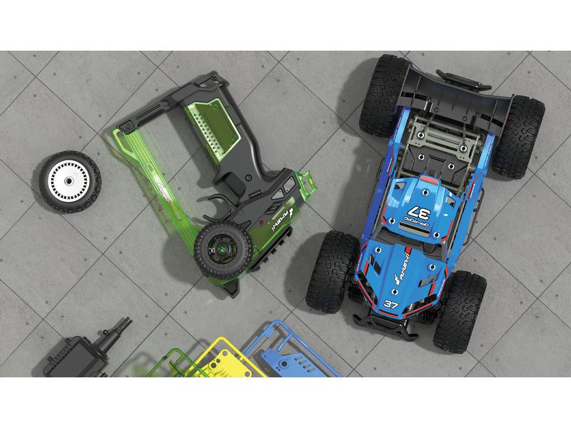 Amewi Buggy CoolRC DIY Blazer 2WD Bausatz, 1:18 Kleiner RC Buggy zum selber zusammenbauen