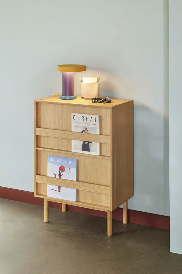 Hübsch Magic Table Lamp Purple/petrol/orange/yellow