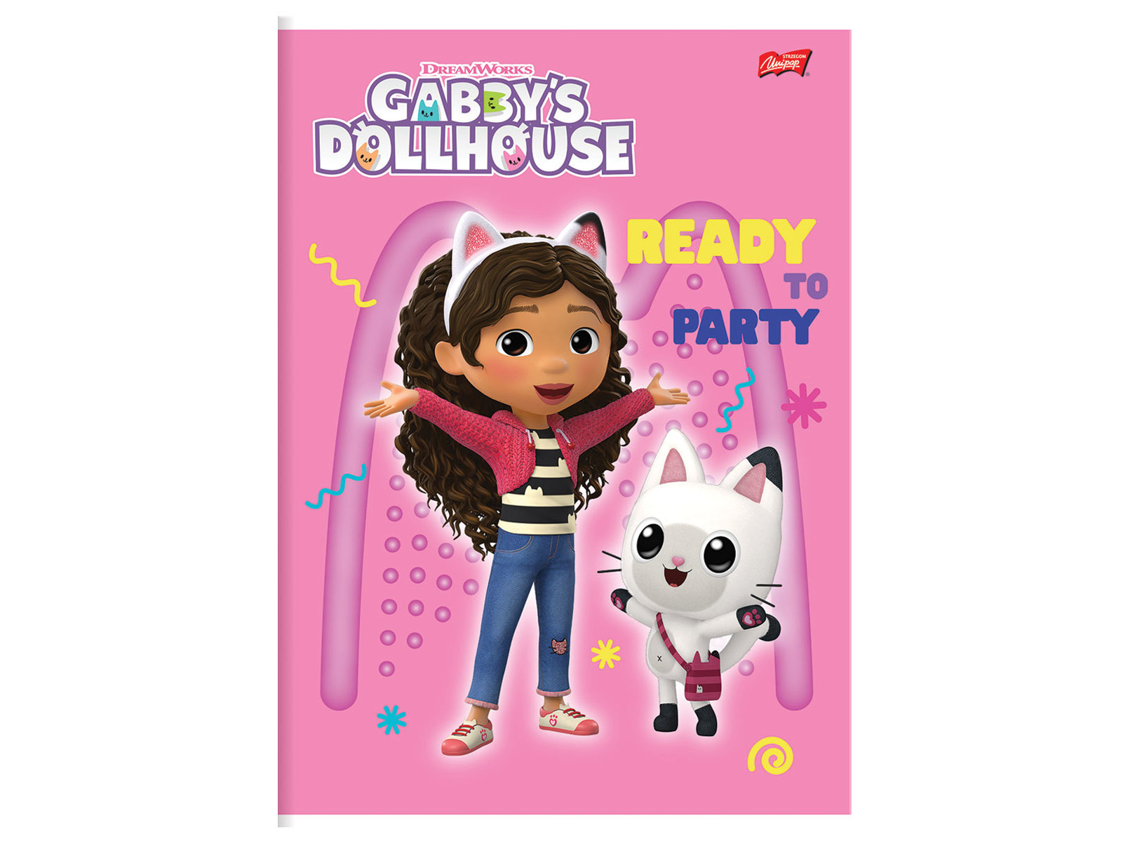 CADERNO AGRAFADO PAUTADO A4 GABBY 80 FOLHAS