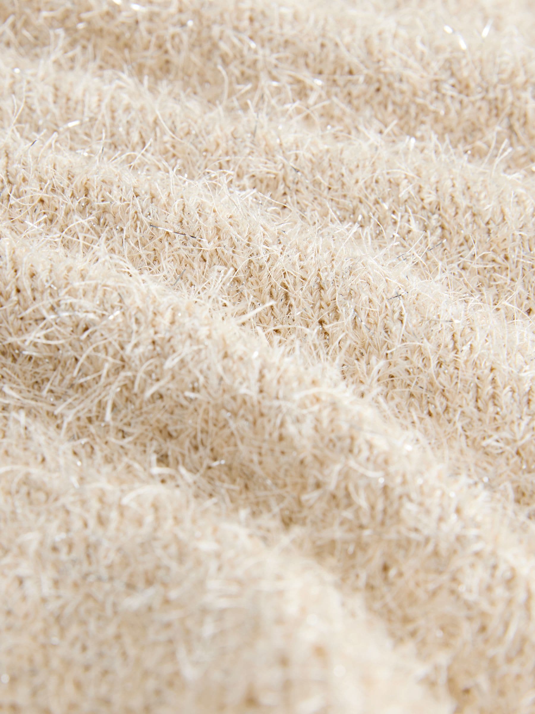 Neutraal - Sparkle Knitted Mini Skirt