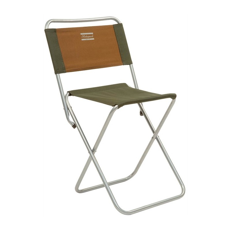 Chaise Pliante Shakespeare Folding Backrest Stool