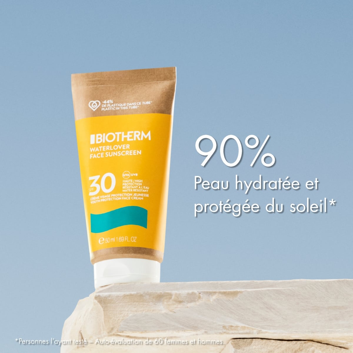 Biotherm Waterlover Crème Solaire Visage Anti-âge SPF 50