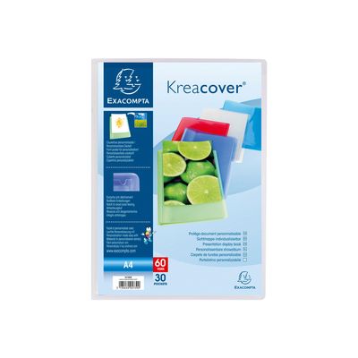 Exacompta Kreacover - Porte vues personnalisable - 100 vues - A4 - disponible dans différentes couleurs