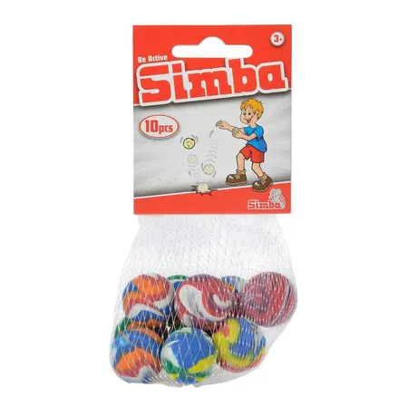 Simba 10 Sprungbälle im Netz sortiert
