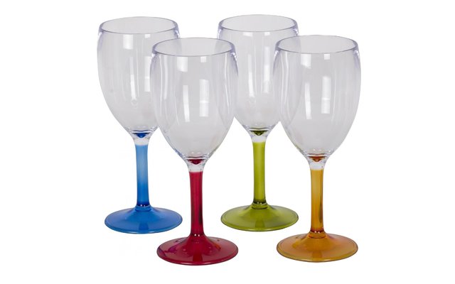 Flamefield Weingläser Set 4er 290 ml  bunt