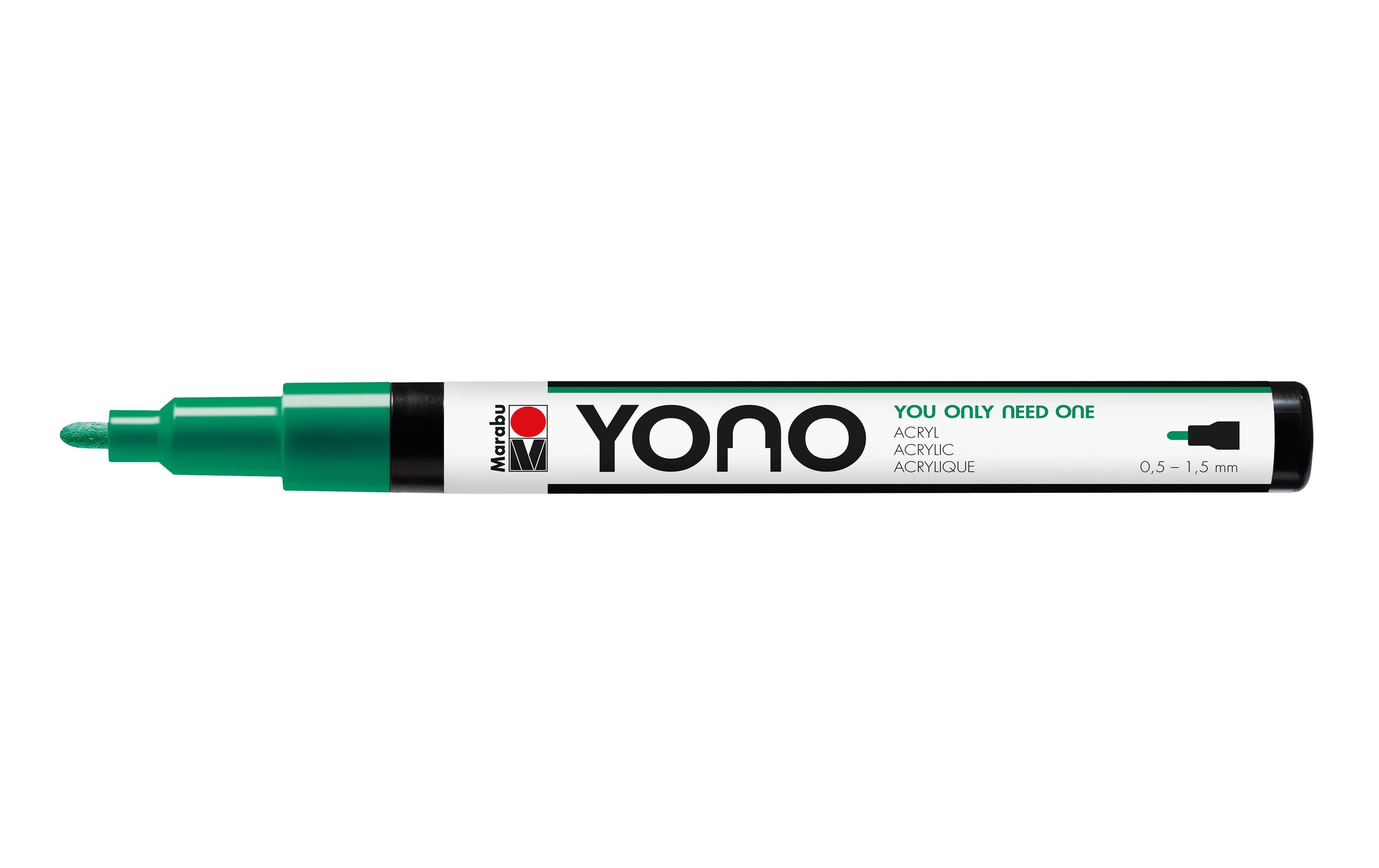 Acrylmarker YONO 0.5 - 1.5 mm SaftgrünAcrylstift für alle Fälle