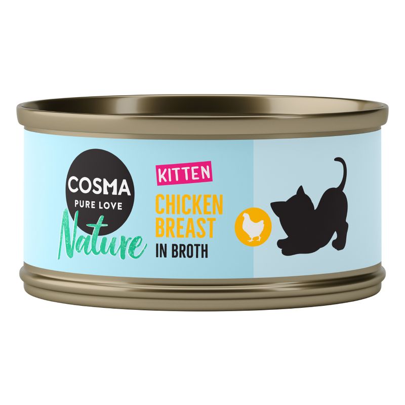 Cosma Nature Kitten 6 x 70 g pour chaton