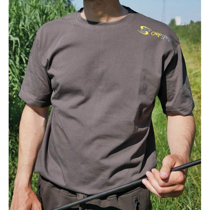Tee Shirt Manches Courtes Homme Carp Spirit - Vert