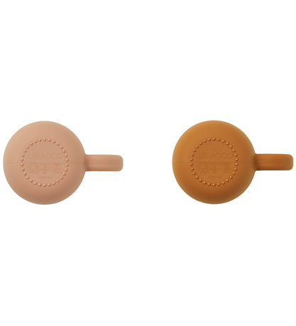 Liewood Kopper - Silikone - 2-Pak - Merce - Mustard/Dark Rose M