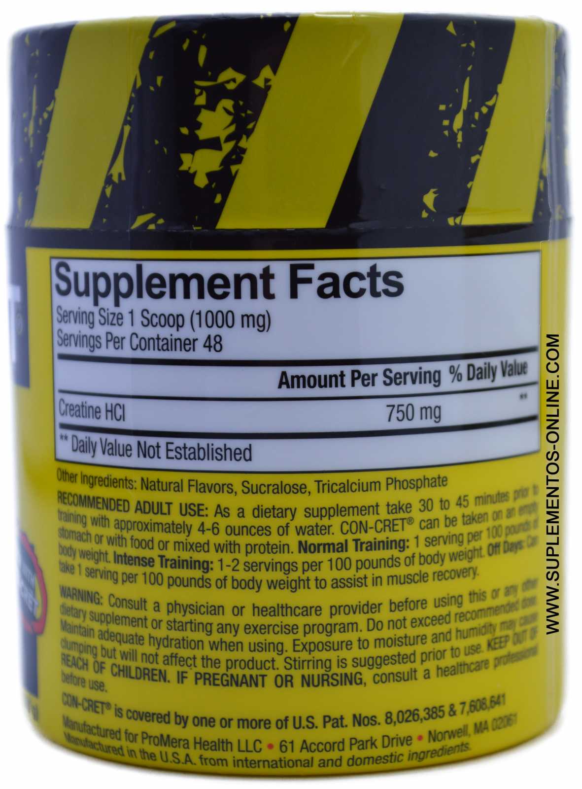 Promera Sports Con-Crét Creatina HCI 61,4 g