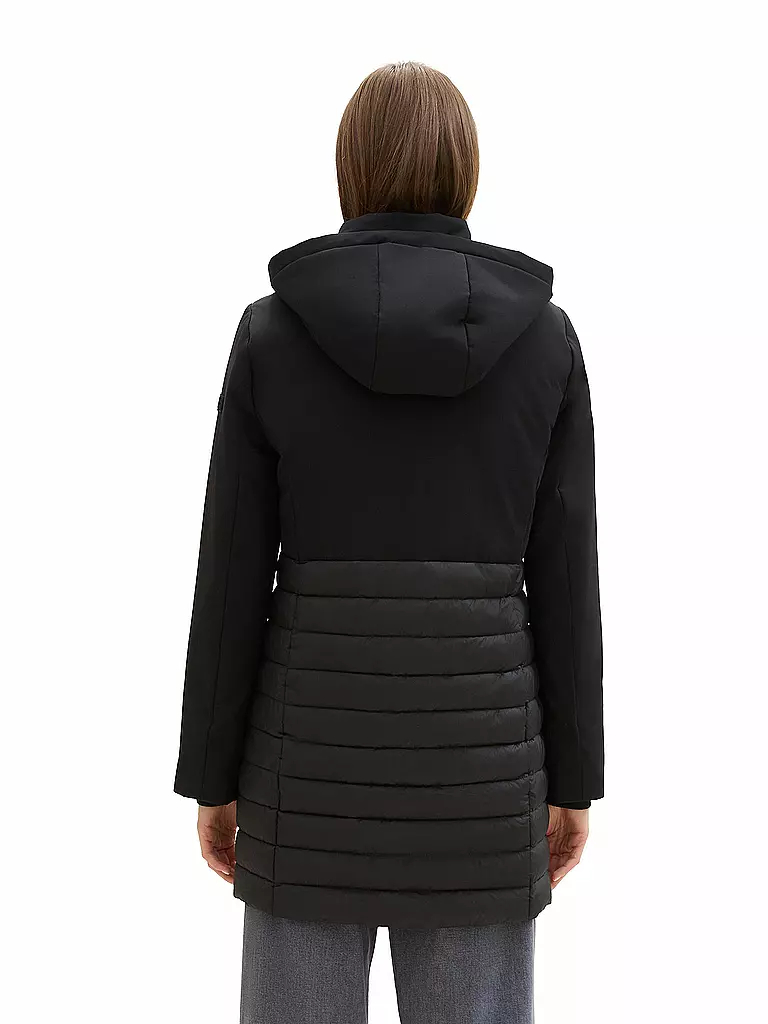 TOM TAILOR Steppmantel  schwarz