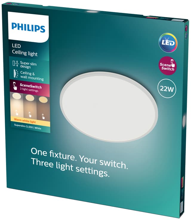Philips Superslim loftslampe 22W