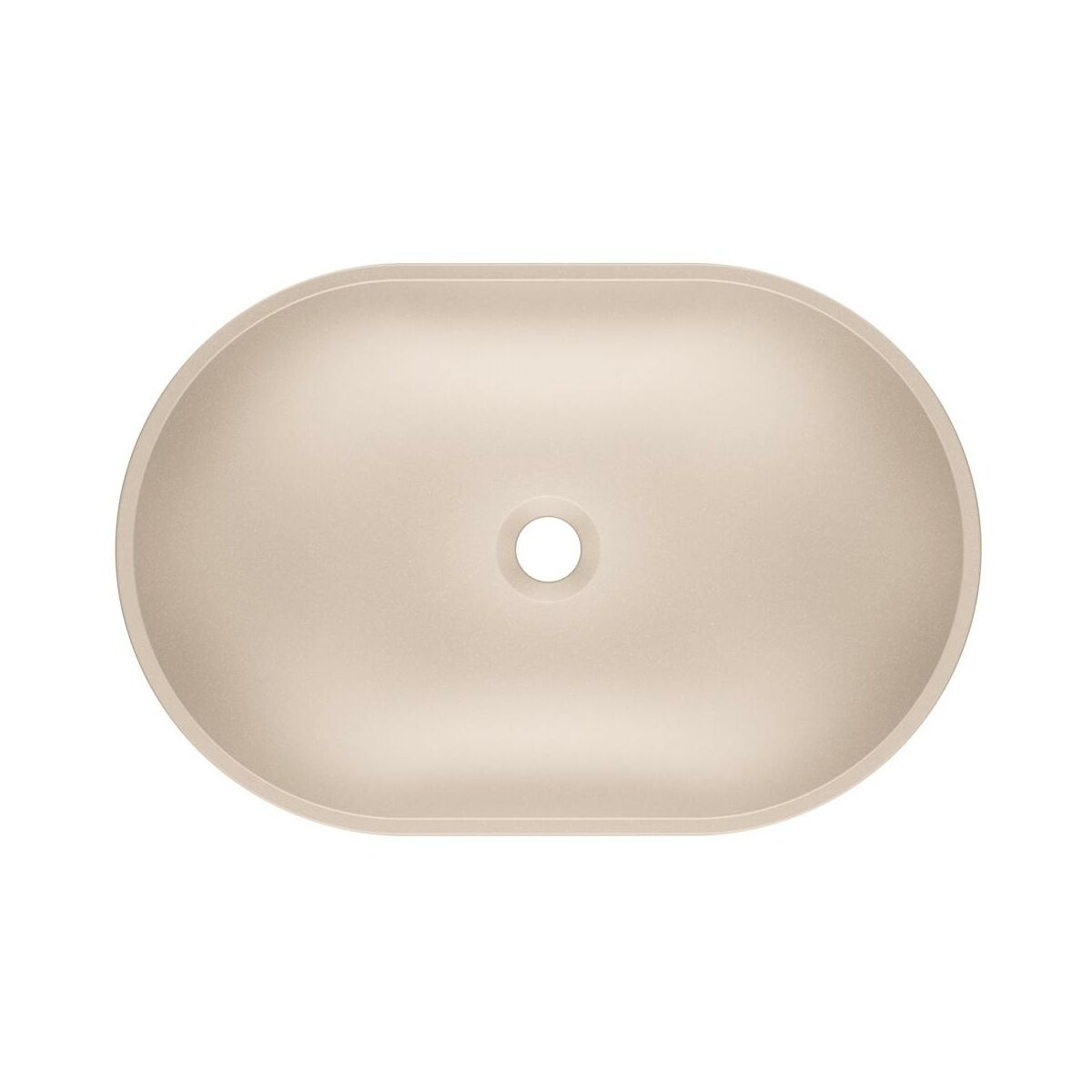 Kerra Olib wastafel 60x40x14.5cm beige