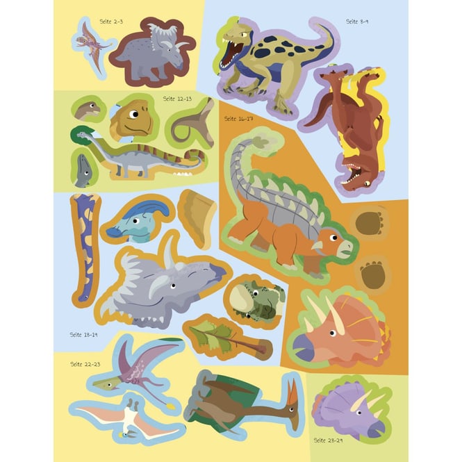Die große Welt der Dinosaurier - Glow-in-the-Dark-Sticker - Über 100 Sticker