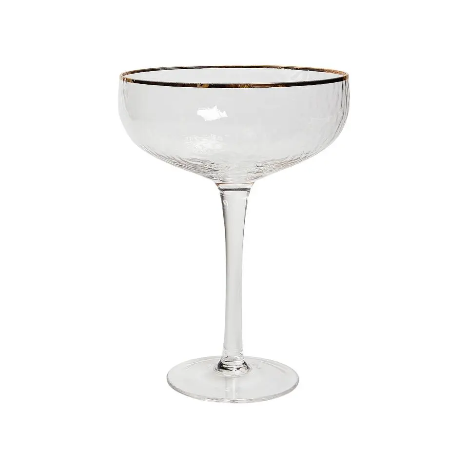 TOPAZ - Champagnecoupe set van 4 - Goud - Glas