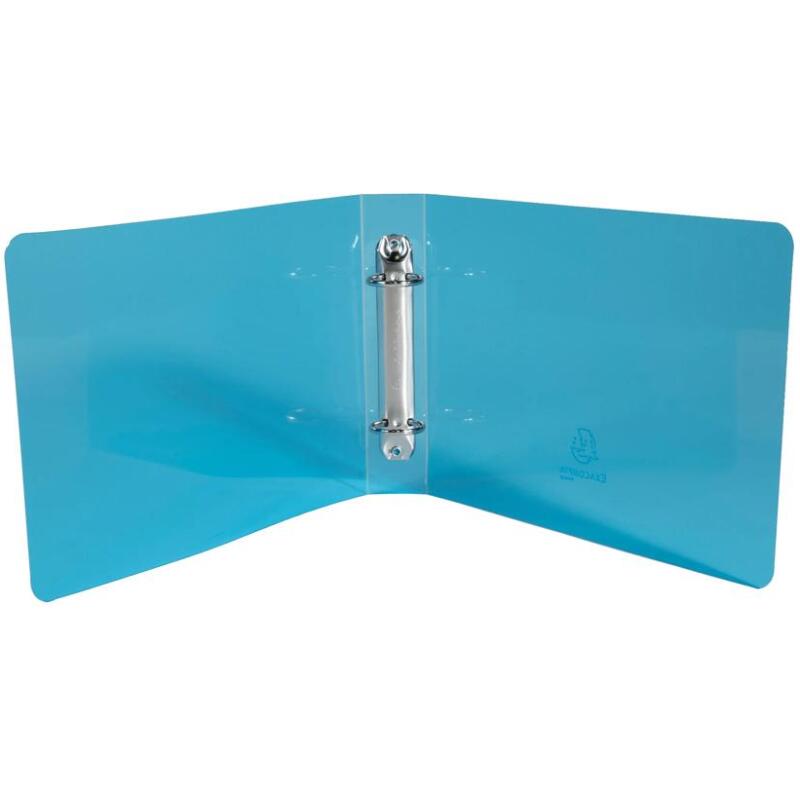Classeur pour fiches bristol 125x200 2 anneaux 25mm polypropylène Crystal colours