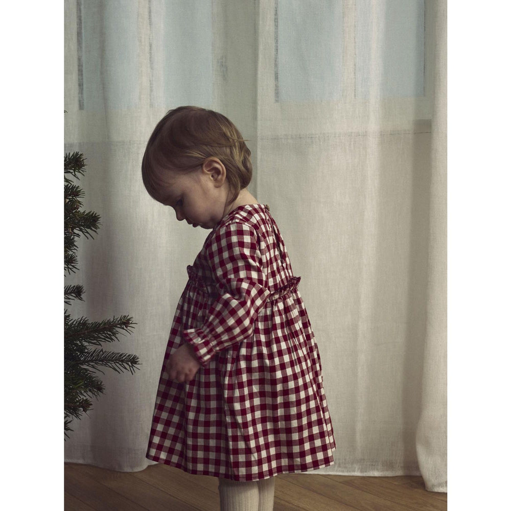 Køb Lil'Atelier Red Dahlia Nbfrio Ls Loose Body Kjole Lil