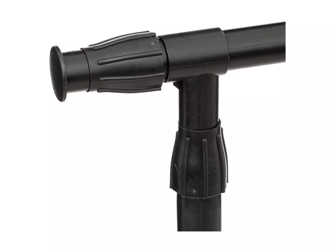 Penderie Portant à vêtements en métal noir avec étendoir H 160 cm