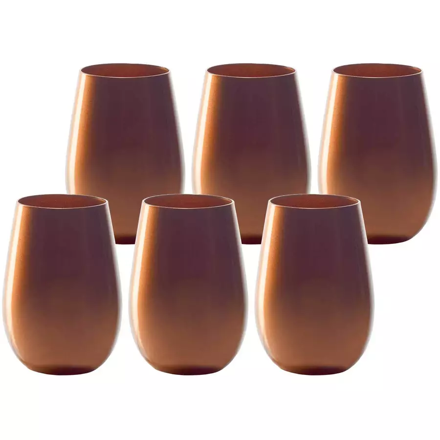 Stölze Lausitz Becher Elements 465 ml 6er Set bronze