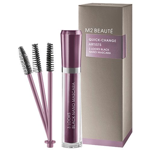 M2 Beaute 3 Looks Black Nano Mascara