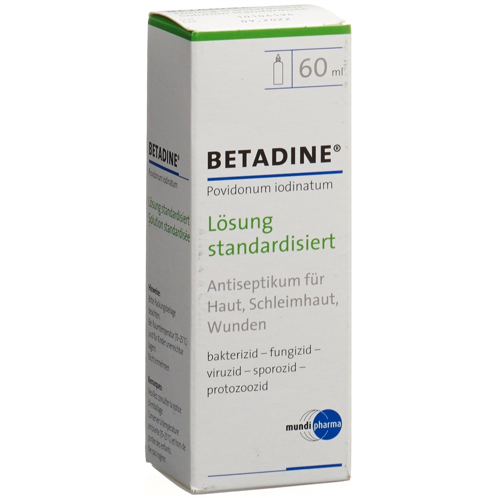 Betadine desinfizierende Lösung Lös Fl 60 ml