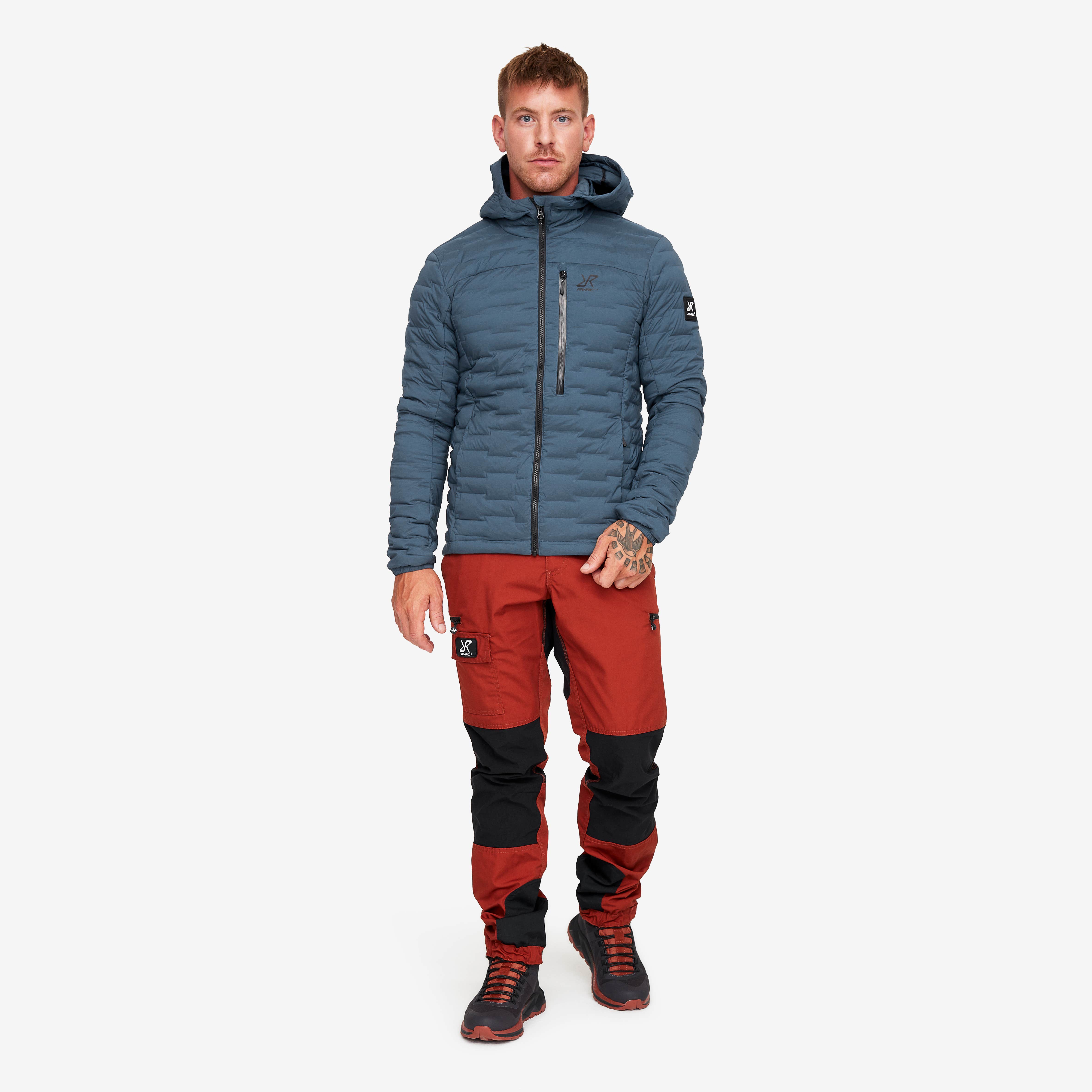 Flex Stretch Down Jacket Herre Moonlit Ocean