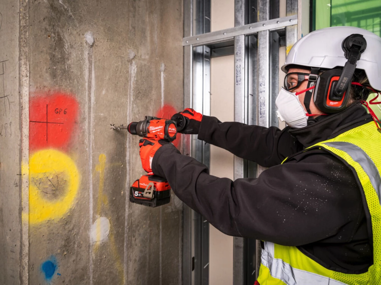 Milwaukee M18 ONEPD3-0X 18V Li-ion accu klopboormachine in HD Box