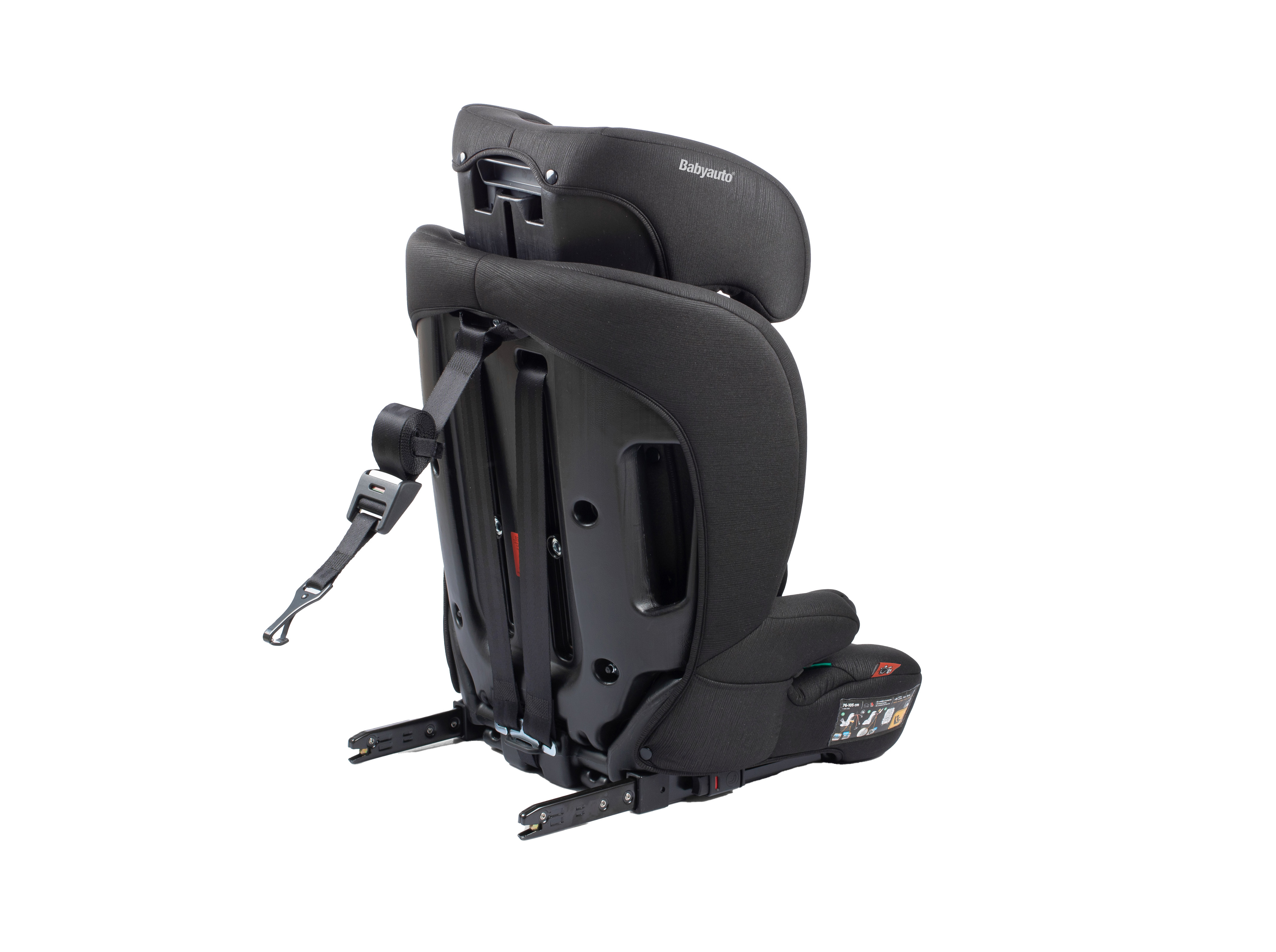 CADEIRA AUTO I-SIZE BABYAUTO 76-150CM ISOFIX PRETO